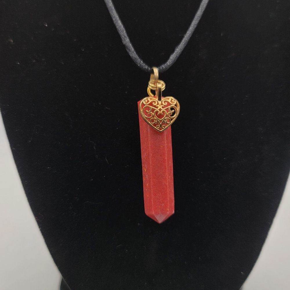 Handmade Pink Pendulum Necklace